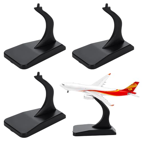 FINGERINSPIRE 4 Packung Flugzeugmodellständer 6x3.7x5.5cm Schwarzer Flugzeugmodellständer Modellflugzeughalter Aus Kunststoff Ohne Flugzeugmodelle Für Sammlerflugzeuge FINGERINSPIRE 4 Packung Flugzeugmodellständer 6x3.7x5.5cm Schwarzer Flugzeugmodellständer Modellflugzeughalter Aus Kunststoff Ohne Flugzeugmodelle Für Sammlerflugzeuge von FINGERINSPIRE