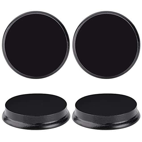 FINGERINSPIRE 4 Stück Rund Modell Holzsockel 6.4x1.2cm Schwarz Lackierte Oberfläche Runde Holzplatte Flache Holzsockel für Puppe, Ton oder Töpferwaren Display Halter, Fotografie Prop Display Basen FINGERINSPIRE 4 Stück Rund Modell Holzsockel 6.4x1.2cm Schwarz Lackierte Oberfläche Runde Holzplatte Flache Holzsockel für Puppe, Ton oder Töpferwaren Display Halter, Fotografie Prop Display Basen von FINGERINSPIRE