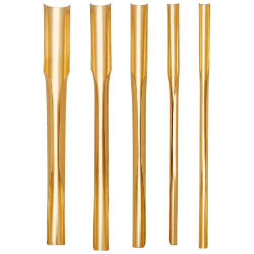 FINGERINSPIRE 5 Stück Messing Ton Lochschneider Keramik Stanzwerkzeug 5 Stile Goldenes Stanzwerkzeug Schlitzwerkzeug Modellierwerkzeug Töpferei Schnitzwerkzeuge Ton Modellierwerkzeuge DIY Loch FINGERINSPIRE 5 Stück Messing Ton Lochschneider Keramik Stanzwerkzeug 5 Stile Goldenes Stanzwerkzeug Schlitzwerkzeug Modellierwerkzeug Töpferei Schnitzwerkzeuge Ton Modellierwerkzeuge DIY Loch von FINGERINSPIRE