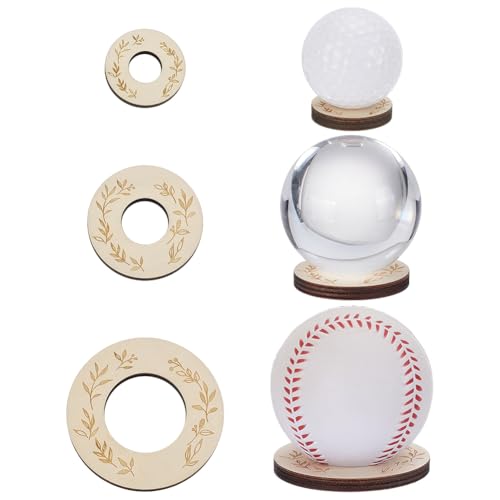 FINGERINSPIRE 6 Stück Kristallkugel Ausstellungsständer 14.5mm 20mm 35mm Innendurchmesser Blanchierte Mandelkristallkugelbasis Holz Mini Kristallkugel Ausstellungsständer Botanisches Kugeltablett FINGERINSPIRE 6 Stück Kristallkugel Ausstellungsständer 14.5mm 20mm 35mm Innendurchmesser Blanchierte Mandelkristallkugelbasis Holz Mini Kristallkugel Ausstellungsständer Botanisches Kugeltablett von FINGERINSPIRE