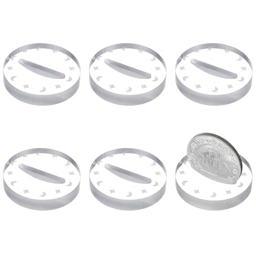 FINGERINSPIRE 6 Stück Münzsockeldisplay Aus Acryl 5cm Durchmesser Durchsichtiges Flaches Rundes Münzdisplay Mit 34mm Schlitz Münzdisplayhalter Durchsichtiger Mini Münzdisplay Staffeleihalter FINGERINSPIRE 6 Stück Münzsockeldisplay Aus Acryl 5cm Durchmesser Durchsichtiges Flaches Rundes Münzdisplay Mit 34mm Schlitz Münzdisplayhalter Durchsichtiger Mini Münzdisplay Staffeleihalter von FINGERINSPIRE