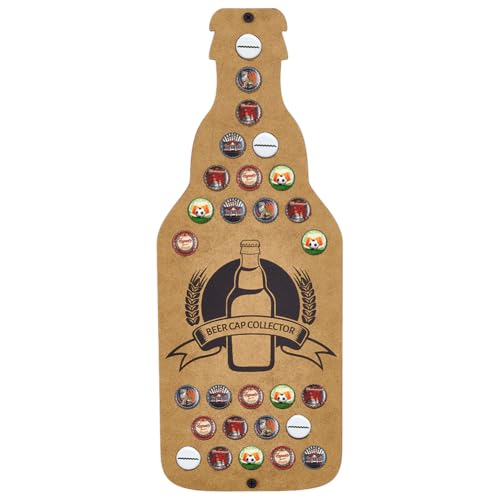 FINGERINSPIRE Bierflaschendeckelfänger Wandmontage Bierdeckelsammler Aufbewahrungsschale Aus Holz Mit 38x14.5x0.55cm Dichte Zum Sammeln Aufbewahren Und Ausstellen von Kronkorken von FINGERINSPIRE