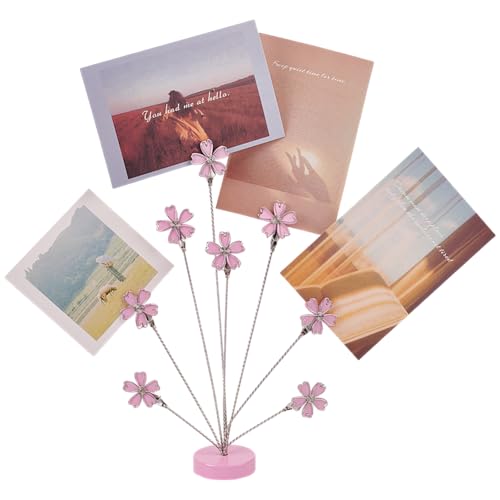 FINGERINSPIRE Fotobaumhalter Clip Kirschblüten 8 Zweig Familienbaum Bilderrahmen Perlrosa Blume 304 Foto Memohalter Aus Edelstahl Mit Eisenclip Für Hochzeit Geburtstagsparty von FINGERINSPIRE