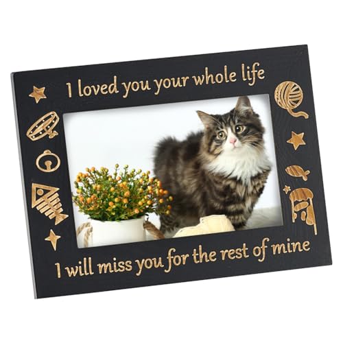 FINGERINSPIRE Gedenkbilderrahmen Für Katzen 15x20cm I Loved You Your Whole Life Fotorahmen Für Katzen als Geschenk Rechteckiger Holzbilderrahmen Mit Kunststoff Andenkenrahmen Für Verstorbene Katzen FINGERINSPIRE Gedenkbilderrahmen Für Katzen 15x20cm I Loved You Your Whole Life Fotorahmen Für Katzen als Geschenk Rechteckiger Holzbilderrahmen Mit Kunststoff Andenkenrahmen Für Verstorbene Katzen von FINGERINSPIRE