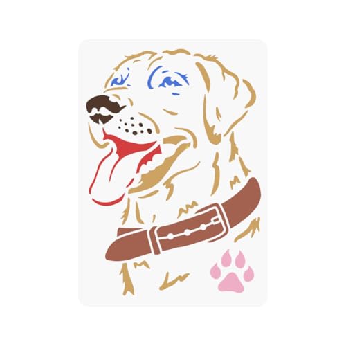 FINGERINSPIRE Schablone Hund Labrador 29,7 x 21 cm Schablonen Hund Labrador Retriever für Malerei Schablone Gesicht Labrador wiederverwendbar für Malerei auf Holz Fliesen Papier Stoff Boden Wand FINGERINSPIRE Schablone Hund Labrador 29,7 x 21 cm Schablonen Hund Labrador Retriever für Malerei Schablone Gesicht Labrador wiederverwendbar für Malerei auf Holz Fliesen Papier Stoff Boden Wand von FINGERINSPIRE