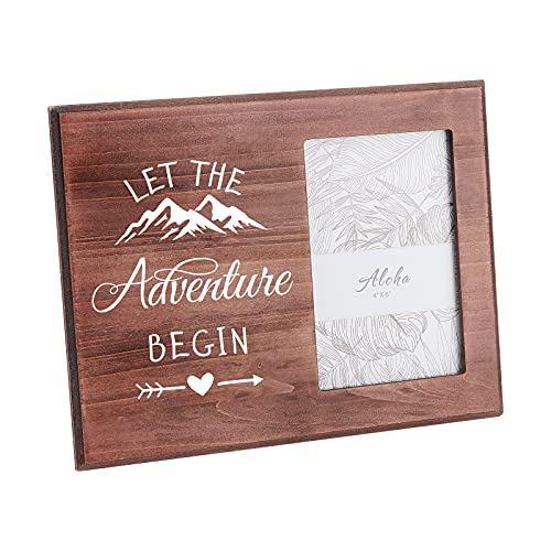 FINGERINSPIRE Naturholz Bilderrahmen 25x20cm - Let The Adventure Begin - Reisebilderrahmen mit Schneeberg Liebespfeil Muster Sattelbrauner Holzfotorahmen Rechteckrahmen Valentinstag Dekoration FINGERINSPIRE Naturholz Bilderrahmen 25x20cm - Let The Adventure Begin - Reisebilderrahmen mit Schneeberg Liebespfeil Muster Sattelbrauner Holzfotorahmen Rechteckrahmen Valentinstag Dekoration von FINGERINSPIRE