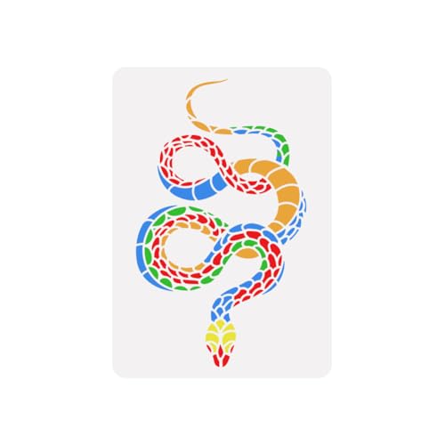 FINGERINSPIRE Schlangen-Malschablone 21x29.7 cm Wiederverwendbare Anakonda-Zeichenschablone DIY-Handwerk Schlangenmuster Zeichenschablone Tiermotiv-Schablone Zum Malen Auf Wänden Holzmöbeln FINGERINSPIRE Schlangen-Malschablone 21x29.7 cm Wiederverwendbare Anakonda-Zeichenschablone DIY-Handwerk Schlangenmuster Zeichenschablone Tiermotiv-Schablone Zum Malen Auf Wänden Holzmöbeln von FINGERINSPIRE