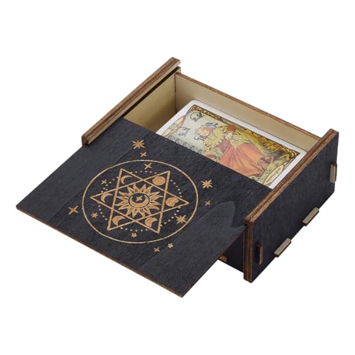 FINGERINSPIRE Tarotkartenbox Davidstern Design Aufbewahrungsbox Aus Holz Tarotkartenbox 11.6x9.2x5.1cm Mondstern Aufdruck Kartenhalter Für Schmuck Kristalle Wahrsagekarten Heimdekoration FINGERINSPIRE Tarotkartenbox Davidstern Design Aufbewahrungsbox Aus Holz Tarotkartenbox 11.6x9.2x5.1cm Mondstern Aufdruck Kartenhalter Für Schmuck Kristalle Wahrsagekarten Heimdekoration von FINGERINSPIRE