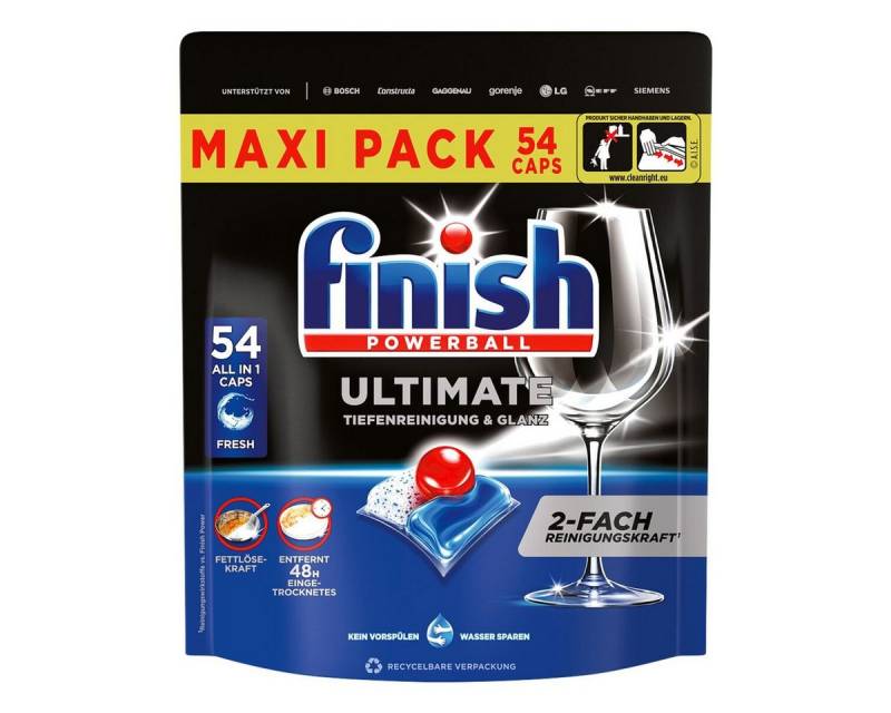 FINISH Powerball Ultimate Spülmaschinentabs (54 Caps) von FINISH