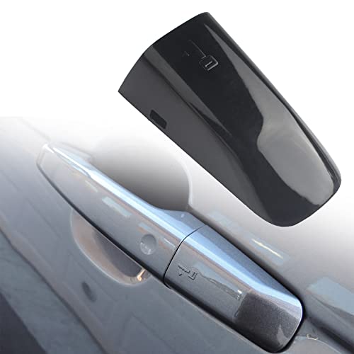 FINMOKAL Linke Türgriffkappe passend für Land Rover Range Rover Evoque Sport Schwarz von FINMOKAL