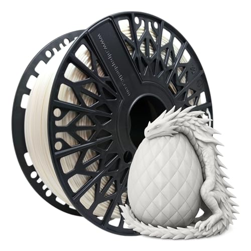 Finnotech F3D PLA Filament 1.75mm, Präzises 3D Drucker Filament, Maßgenauigkeit +/- 0.02mm, 1Kg Spule, Hochwertiges PLA für exakte 3D Drucke, Weiß von FINNOTECH