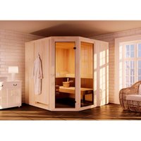 Innensauna Family Innensauna 2 Sitzbänke aus Holz , Saunakabine mit 40 mm Wandstärke, Dampfsauna mit Montagematerial - Finntherm Innensauna Family Innensauna 2 Sitzbänke aus Holz , Saunakabine mit 40 mm Wandstärke, Dampfsauna mit Montagematerial - Finntherm von FINNTHERM