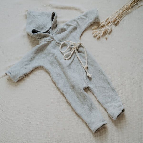 FINO & Stitch DIY Nähset Jumper Baby Bio-Baumwollfleece - zugeschnitten von FINO & Stitch