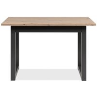 Ausziehbarer Esstisch Dekor Eiche und Anthrazit L120-160 cm – DENVER Ausziehbarer Esstisch Dekor Eiche und Anthrazit L120-160 cm – DENVER von FINORI