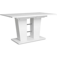 Esszimmertisch Esstisch Tisch Auszugtisch Breda weiß ca. 140 cm ausziehbar auf... von FINORI