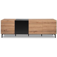 Lowboard Hifi Kommode Fernseher grifflos 200 x 65 x 42 cm NOLA 57A Artisan Eic... von FINORI