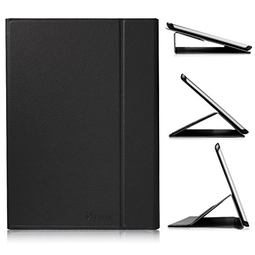 Fintie Smart Book Schutzhülle für Samsung Galaxy Tab A 9.7 (SM-T550, SM-P550) – schlanker Ständer unterstützt DREI Betrachtungswinkel mit automatischer Sleep/Wake-Funktion, Schwarz von FINTIE