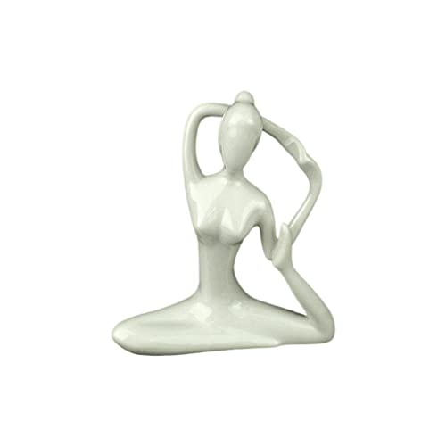 FIOERDTUIE Abstrakte Kunst Yoga Posen Figur Dame Figur Stil Ornament Dekorative Versorgung Handwerk Zuhause Wohnzimmer Büro Café Studio, Typ 2 von FIOERDTUIE