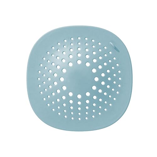 FIOERDTUIE Runder Silikon Entwässerungs Haarfänger Abfluss Waschbecken Filter Sieb Abdeckungs Filter Staub Schmutz Mesh Badezimmer Duschraum, Hellblau von FIOERDTUIE