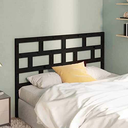 FIRBNUS 146 x 4 x 100 cm Schwarzes Kopfteil für Bett aus massivem Kiefernholz Muebles Schlafsaal elegantes Aussehen Kopfteil Bett Kopfteil aus Holz Rückenlehne Bett Mueble Habitacion FIRBNUS 146 x 4 x 100 cm Schwarzes Kopfteil für Bett aus massivem Kiefernholz Muebles Schlafsaal elegantes Aussehen Kopfteil Bett Kopfteil aus Holz Rückenlehne Bett Mueble Habitacion von FIRBNUS