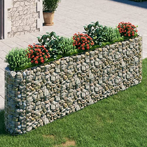 FIRBNUS 330 x 50 x 100 cm Blumenkästen Garten Gabionen Drahtkorb Gabione aus Netz Gabione Hochbett Hochbeet Hochbeet Gabionen Gabionen Hohe Tragfähigkeit aus verzinktem Stahl FIRBNUS 330 x 50 x 100 cm Blumenkästen Garten Gabionen Drahtkorb Gabione aus Netz Gabione Hochbett Hochbeet Hochbeet Gabionen Gabionen Hohe Tragfähigkeit aus verzinktem Stahl von FIRBNUS