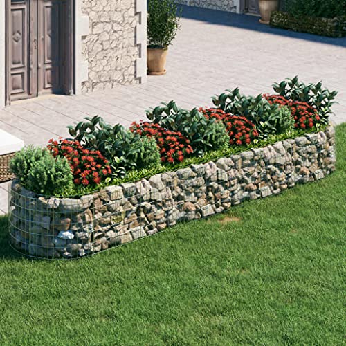 FIRBNUS 400 x 100 x 50 cm Gabionen Drahtkorb Gabione Gitterkorb Gabione Hochbett Hochbeet Gabionen Gabionen hohe Tragfähigkeit Blumenkasten Gabionen aus verzinktem Stahl FIRBNUS 400 x 100 x 50 cm Gabionen Drahtkorb Gabione Gitterkorb Gabione Hochbett Hochbeet Gabionen Gabionen hohe Tragfähigkeit Blumenkasten Gabionen aus verzinktem Stahl von FIRBNUS