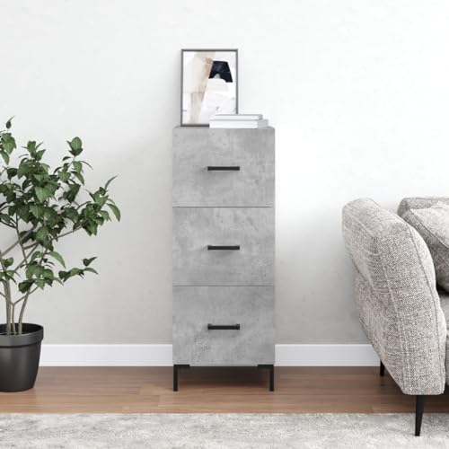 FIRBNUS Anrichte für Eingangsbereich und Wohnzimmer, 34,5 x 34 x 90 cm, aus mehrschichtigem Holz, Anrichte mit Schubladen, Anrichte und niedrige Anrichte für Wohnzimmer, Unterschrank + Küche von FIRBNUS