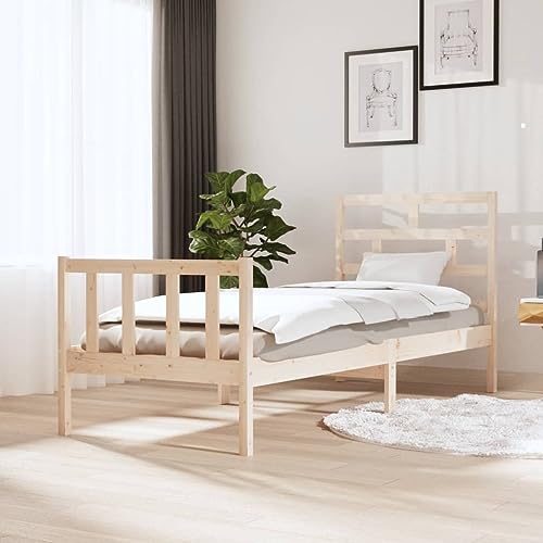FIRBNUS Bettgestell aus massivem Kiefernholz, 75 x 190 cm, 2 FT6 Small Single, Einzelbettgestell, Bettrahmen FIRBNUS Bettgestell aus massivem Kiefernholz, 75 x 190 cm, 2 FT6 Small Single, Einzelbettgestell, Bettrahmen von FIRBNUS