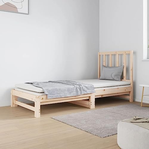 FIRBNUS Bettrahmen Tagesbett aus Holz Sofa im Wohnzimmer Klassische Möbel für Schlafzimmer Multifunktionales Design Heimdekoration Braun 195,5x95x30 cm FIRBNUS Bettrahmen Tagesbett aus Holz Sofa im Wohnzimmer Klassische Möbel für Schlafzimmer Multifunktionales Design Heimdekoration Braun 195,5x95x30 cm von FIRBNUS