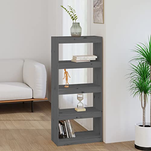 FIRBNUS Bücherregal/Trennwand Grau 60x30x135,5 cm Kiefer Massivholz Bücherregal Holzregal Wandregal Wohnzimmer Bücherregal Modern Geeignet Für Wohnzimmer Schlafzimmer Praktisch FIRBNUS Bücherregal/Trennwand Grau 60x30x135,5 cm Kiefer Massivholz Bücherregal Holzregal Wandregal Wohnzimmer Bücherregal Modern Geeignet Für Wohnzimmer Schlafzimmer Praktisch von FIRBNUS