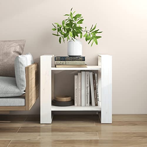 FIRBNUS Bücherregal/Trennwand Weiß 60 x 35 x 57 cm aus massivem Kiefernholz Wand-Bücherregal Modernes Bücherregal Holzregal Wohnzimmer bietet viel Stauraum Elegantes und klassisches Design FIRBNUS Bücherregal/Trennwand Weiß 60 x 35 x 57 cm aus massivem Kiefernholz Wand-Bücherregal Modernes Bücherregal Holzregal Wohnzimmer bietet viel Stauraum Elegantes und klassisches Design von FIRBNUS