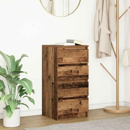FIRBNUS Buffetschrank Beistellschrank Sideboard Seitenschrank Hochschrank Aufbewahrungsmöbel Kommode für Wohnzimmer Schlafzimmer oder Büro Industrie-Stil Altholz-Optik 37,5x35x76 cm FIRBNUS Buffetschrank Beistellschrank Sideboard Seitenschrank Hochschrank Aufbewahrungsmöbel Kommode für Wohnzimmer Schlafzimmer oder Büro Industrie-Stil Altholz-Optik 37,5x35x76 cm von FIRBNUS