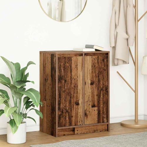 FIRBNUS Buffetschrank Beistellschrank Vielseitig Sideboard Hochschrank Seitenschrank Aufbewahrungsmöbel Kommode für Wohnzimmer Schlafzimmer oder Büro Industrie-Stil Altholz-Optik 57x34x76 cm FIRBNUS Buffetschrank Beistellschrank Vielseitig Sideboard Hochschrank Seitenschrank Aufbewahrungsmöbel Kommode für Wohnzimmer Schlafzimmer oder Büro Industrie-Stil Altholz-Optik 57x34x76 cm von FIRBNUS