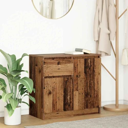 FIRBNUS Buffetschrank Beistellschrank Vielseitig Sideboard Hochschrank Seitenschrank Aufbewahrungsmöbel Kommode für Wohnzimmer Schlafzimmer oder Büro Industrie-Stil Altholz-Optik 71x35x65 cm FIRBNUS Buffetschrank Beistellschrank Vielseitig Sideboard Hochschrank Seitenschrank Aufbewahrungsmöbel Kommode für Wohnzimmer Schlafzimmer oder Büro Industrie-Stil Altholz-Optik 71x35x65 cm von FIRBNUS