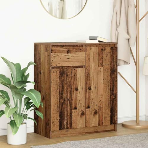 FIRBNUS Buffetschrank Beistellschrank Vielseitig Sideboard Hochschrank Seitenschrank Aufbewahrungsmöbel Kommode für Wohnzimmer Schlafzimmer oder Büro Industrie-Stil Altholz-Optik 71x35x84 cm FIRBNUS Buffetschrank Beistellschrank Vielseitig Sideboard Hochschrank Seitenschrank Aufbewahrungsmöbel Kommode für Wohnzimmer Schlafzimmer oder Büro Industrie-Stil Altholz-Optik 71x35x84 cm von FIRBNUS