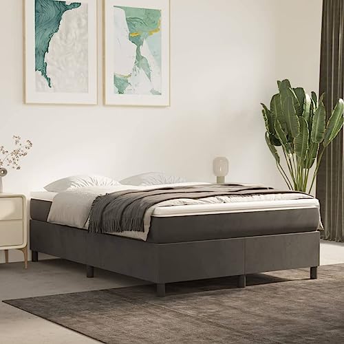 FIRBNUS Dunkelgrau 140 x 200 cm Federbett mit Matratze aus Samt Bed Frame Federkernmatratzen Einzelbett Einzelbett Bettrahmen aus Holz Matratze Federn Einzelbett FIRBNUS Dunkelgrau 140 x 200 cm Federbett mit Matratze aus Samt Bed Frame Federkernmatratzen Einzelbett Einzelbett Bettrahmen aus Holz Matratze Federn Einzelbett von FIRBNUS