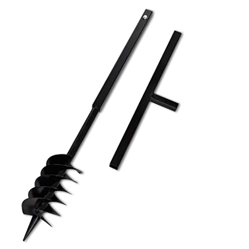 FIRBNUS Erdbohrer Griff Auger 120 mm Zwei Spiralen Stahl Schwarz Handbohrer Erdbohrer Handbohrer Erdbohrer Garten Erdbohrer für Bohrmaschine Garten Werkzeuge Gartenarbeit Handbohrer FIRBNUS Erdbohrer Griff Auger 120 mm Zwei Spiralen Stahl Schwarz Handbohrer Erdbohrer Handbohrer Erdbohrer Garten Erdbohrer für Bohrmaschine Garten Werkzeuge Gartenarbeit Handbohrer von FIRBNUS