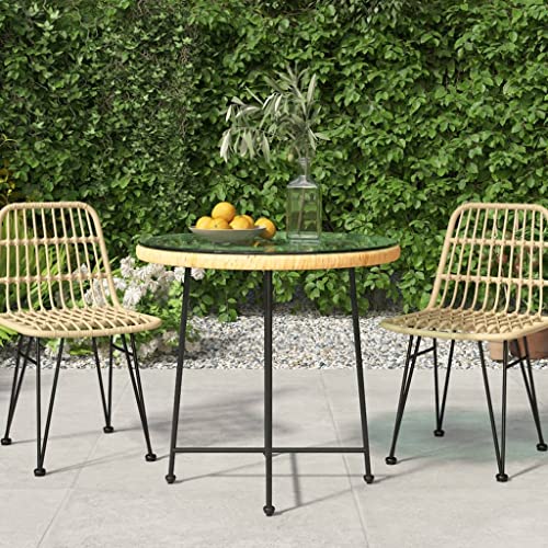 FIRBNUS Esstisch Ø80cm Gehärtetes Glas und Stahl Runder Esstisch Esstisch Couchtisch Glas Couchtisch Kaffeetisch Couchtisch Kaffeetische Kaffeetische Runder Esstisch von FIRBNUS