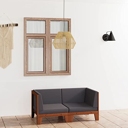 FIRBNUS Garten-Lounge-Set aus Holz 2 STK. Outdoor-Sofa Modulsofa Gartenmöbel mit Dunkelgrau Dicken Polsterung Witterungsbeständig und Umweltfreundlich FIRBNUS Garten-Lounge-Set aus Holz 2 STK. Outdoor-Sofa Modulsofa Gartenmöbel mit Dunkelgrau Dicken Polsterung Witterungsbeständig und Umweltfreundlich von FIRBNUS