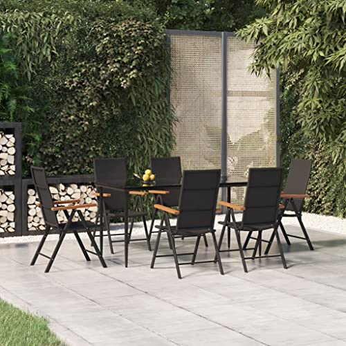 FIRBNUS Garteness-Set Tisch & 6 Stühle Tisch Mit Stühlen Gartentisch Mit Stühlen Gartenstühle Tisch Und Stühle Gartenmöbel 160x80x74cm FIRBNUS Garteness-Set Tisch & 6 Stühle Tisch Mit Stühlen Gartentisch Mit Stühlen Gartenstühle Tisch Und Stühle Gartenmöbel 160x80x74cm von FIRBNUS