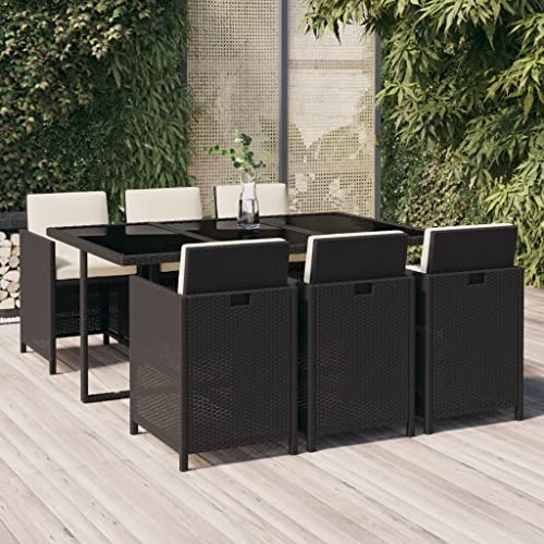 FIRBNUS Gartenmöbel-Set 163 x 107 x 74 cm, Gartenstühle, Gartentisch mit Stühlen, Tisch mit Stühlen, Gartenmöbel, Tisch und Gartenstühle, ausziehbarer Tisch & 6 Stühle FIRBNUS Gartenmöbel-Set 163 x 107 x 74 cm, Gartenstühle, Gartentisch mit Stühlen, Tisch mit Stühlen, Gartenmöbel, Tisch und Gartenstühle, ausziehbarer Tisch & 6 Stühle von FIRBNUS