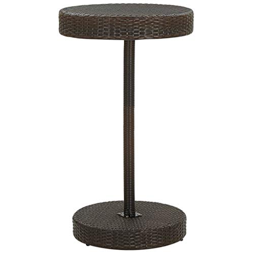 FIRBNUS Gartentisch Braun 60,5x106cm aus Polyrattan Bartisch Bistrotisch Runder Tisch Couchtisch Rattantisch Outdoor-Möbel Bar Modern Beistelltisch Bar FIRBNUS Gartentisch Braun 60,5x106cm aus Polyrattan Bartisch Bistrotisch Runder Tisch Couchtisch Rattantisch Outdoor-Möbel Bar Modern Beistelltisch Bar von FIRBNUS