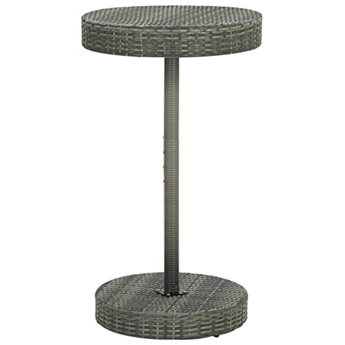 FIRBNUS Gartentisch Grau 60,5 x 106 cm aus Polyrattan Bistrotisch Runder Tisch Couchtisch Tisch Rattan Outdoor Möbel Bar Modern Stehtisch Bar Tisch Bar Tisch Bar FIRBNUS Gartentisch Grau 60,5 x 106 cm aus Polyrattan Bistrotisch Runder Tisch Couchtisch Tisch Rattan Outdoor Möbel Bar Modern Stehtisch Bar Tisch Bar Tisch Bar von FIRBNUS