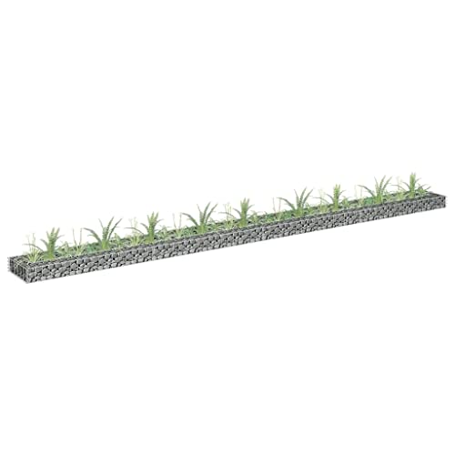 FIRBNUS Gartenzaun Metall 360 x 30 x 10 cm Gabionen-Blumenkasten Hochbeet Gabionen Blumenständer Garten Hohe Tragfähigkeit Rostbeständig Verzinkter Stahl FIRBNUS Gartenzaun Metall 360 x 30 x 10 cm Gabionen-Blumenkasten Hochbeet Gabionen Blumenständer Garten Hohe Tragfähigkeit Rostbeständig Verzinkter Stahl von FIRBNUS