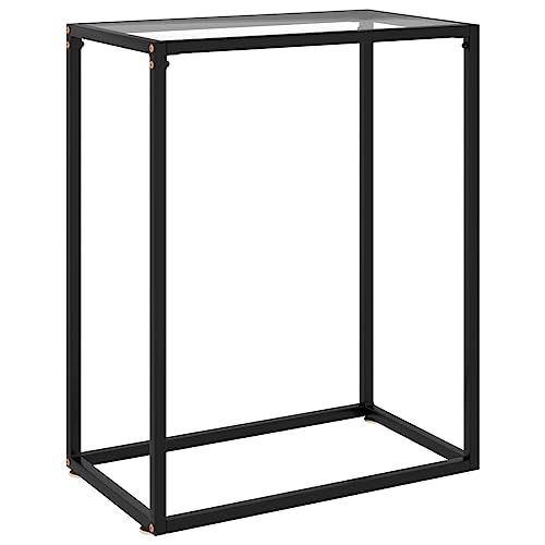 FIRBNUS Konsolentisch, transparent, 60 x 35 x 75 cm, aus gehärtetem Glas, Eingangsmöbel, Wohnzimmer, Schlafzimmer, Tisch, Glas, Konsole, Eingang FIRBNUS Konsolentisch, transparent, 60 x 35 x 75 cm, aus gehärtetem Glas, Eingangsmöbel, Wohnzimmer, Schlafzimmer, Tisch, Glas, Konsole, Eingang von FIRBNUS