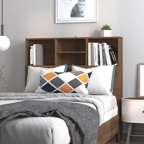 FIRBNUS Kopfteil mit Stauraum Eiche Braun Rückenlehne Bett Kopfteil Mueble Habitacion Muebles Schlafsaal Kopfteil für Doppelbett Kopfteil Doppelbett 100 x 19 x 103,5 cm FIRBNUS Kopfteil mit Stauraum Eiche Braun Rückenlehne Bett Kopfteil Mueble Habitacion Muebles Schlafsaal Kopfteil für Doppelbett Kopfteil Doppelbett 100 x 19 x 103,5 cm von FIRBNUS