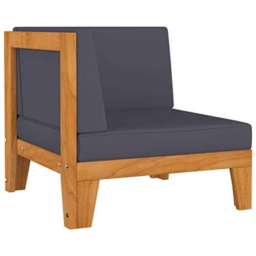 FIRBNUS Modulares Ecksofa Gartensofas Outdoor-Möbel mit dunkelgrauen Kissen im Latten-Design für den Außenbereich, strapazierfähig, atmosphärisch, Gartenset aus massivem Akazienholz FIRBNUS Modulares Ecksofa Gartensofas Outdoor-Möbel mit dunkelgrauen Kissen im Latten-Design für den Außenbereich, strapazierfähig, atmosphärisch, Gartenset aus massivem Akazienholz von FIRBNUS