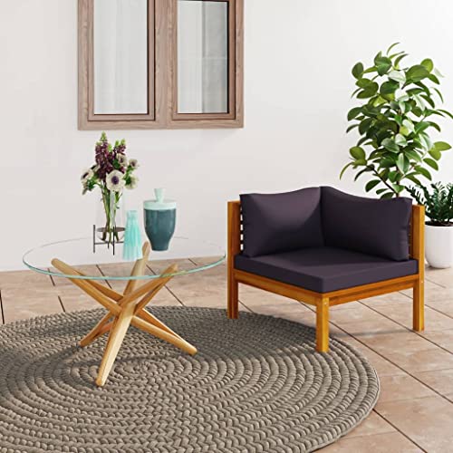 FIRBNUS Modulares Ecksofa mit Dunkelgrau, Kissen für Gartenmöbel, Outdoor-Möbel, Gartenmöbel, aus massivem Akazienholz FIRBNUS Modulares Ecksofa mit Dunkelgrau, Kissen für Gartenmöbel, Outdoor-Möbel, Gartenmöbel, aus massivem Akazienholz von FIRBNUS