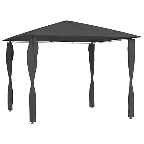 FIRBNUS Pavillon, 3 x 3 x 2,6 m, Anthrazit, Gartenpavillon, robust, für Außenpavillons, robust, perfekt für alle Arten von Partys und Veranstaltungen im Freien von FIRBNUS
