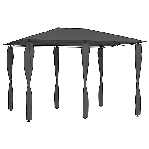 FIRBNUS Pavillon, 3 x 4 x 2,6 m, Anthrazit, Gartenpavillon, robust, für Außenpavillons, robust, perfekt für alle Arten von Partys und Veranstaltungen im Freien von FIRBNUS
